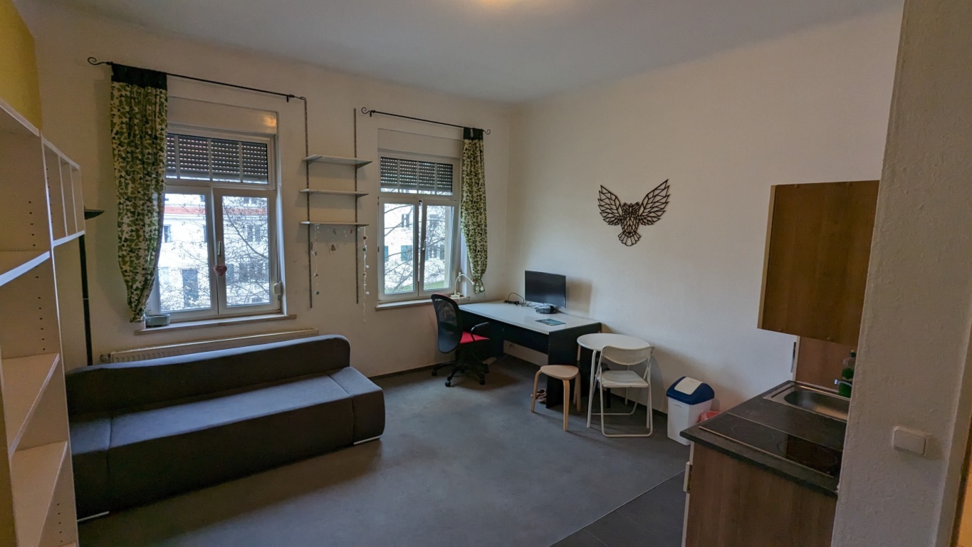 1 Room single Apartment in the Campus of TU Dresden - international house