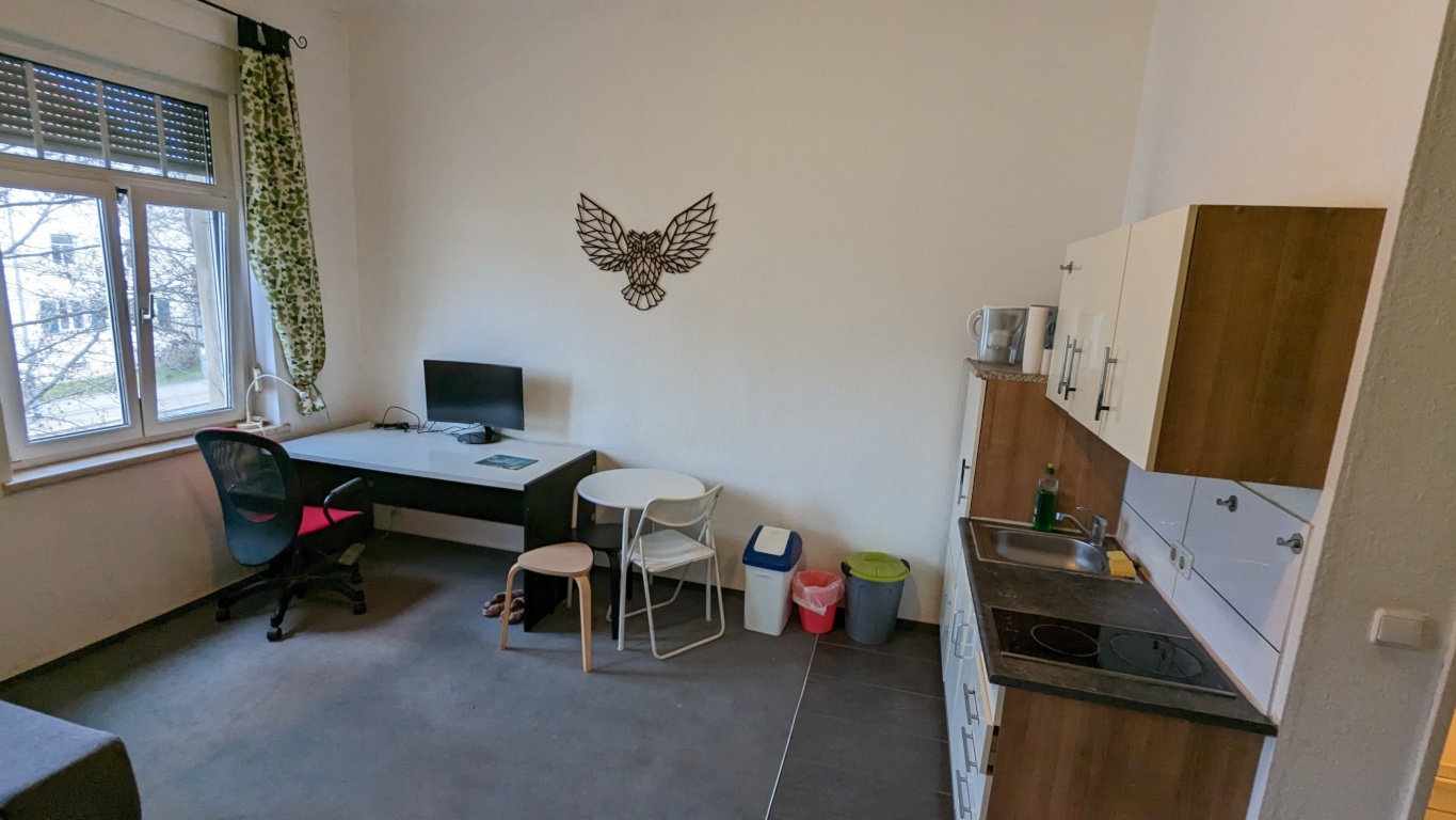 1 Room single Apartment in the Campus of TU Dresden - international house – Bergstr. 72, 1069 Dresden Räcknitz/Zschertnitz – Vorschaubild 2