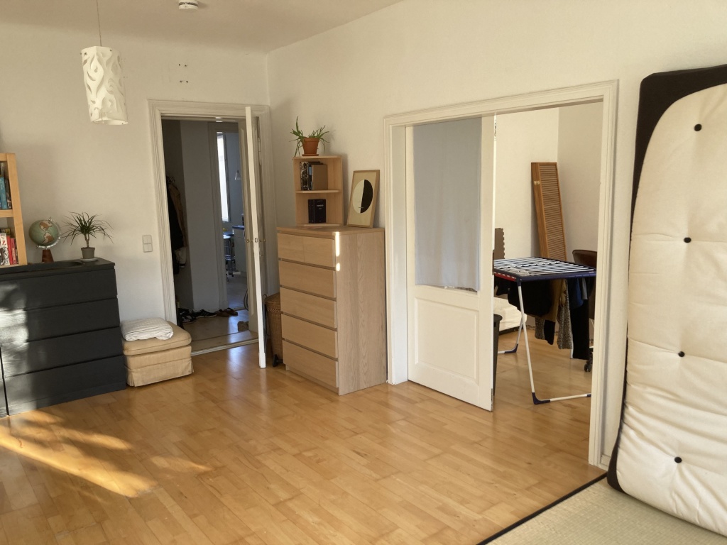 Flatshare Neukölln Hobrechtstraße - Verbindung der Zimmer mit dem rest der Wohnung