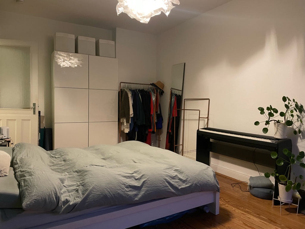 Flat Winterhude Alsterdorfer Straße 113 - Schlafzimmer (e-Piano nicht mehr vorhanden)