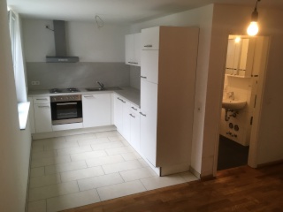 Ad image: modern 1-room souterrain apartment 25qm/parkett/floor heating/kitchen/daylight bath in Dossenheim from 15.10.25