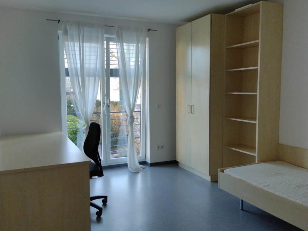 Schönes helles 1-Zimmer-Appartement, möbliert, Wohnheim Nähe Uni Hubland, NUR für Studierende ab 1.12. – 97218 Würzburg Campus Hubland Nähe Gerbrunn – Vorschaubild 2