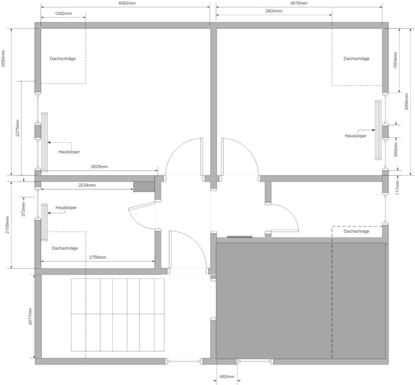 2 ZKB an Mitbewohner innerhalb einer 5 Z 2K 2B Maisonette-Wohnung (DHH, 95 qm) gesucht – Kerkebrink 25, 33619 Bielefeld Hoberge-Uerentrup – Vorschaubild 8
