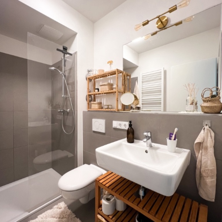 1-Zimmer-Wohnung Rummelsburg Eitelstraße - Bad