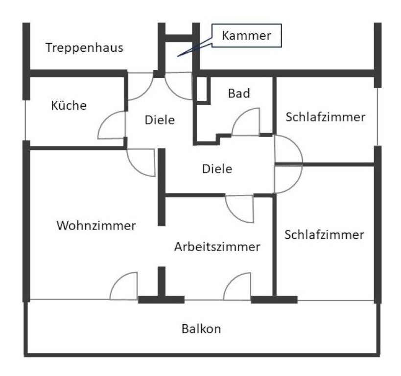 Gut geschnittene, helle 4-Zi. Wohnung im Penthouse-Stil am obereren Kurpark – Parkstraße 61a, 65191 Wiesbaden Sonnenberg – Vorschaubild 10