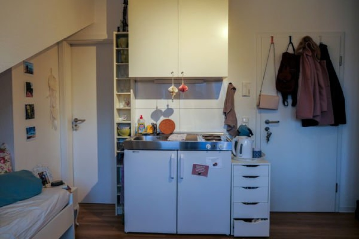 1-Zi - Appartement, von privat, direkt an der Universität - modernes, helles Appartement ca. 18 m2 mit Miniküche u. Duschbad – Stefan-Zweig-Strasse 2, 55122 Mainz Hartenberg/Münchfeld – Vorschaubild 4