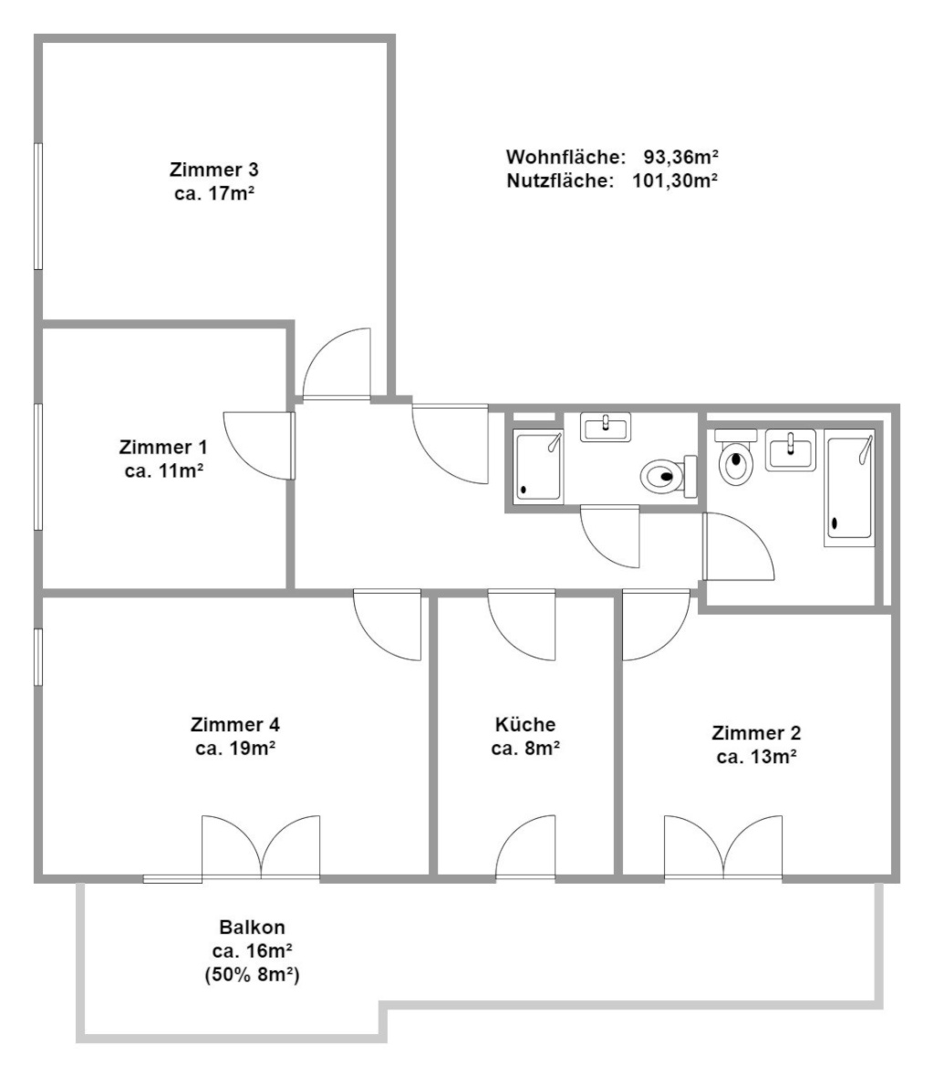 WG-Zimmer Bogenhausen Lohengrinstr. - Bild 13