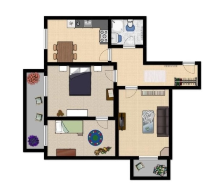 Wohnung Stadtmitte Gartenstraße 21 - Bild 5