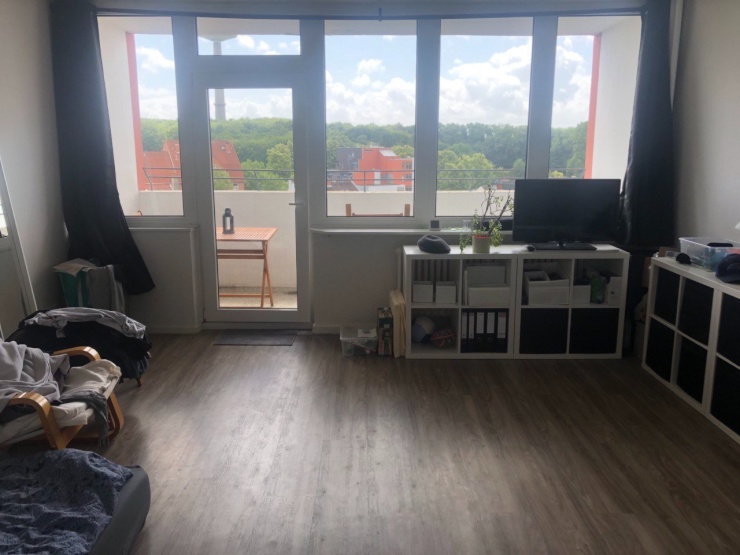 Exklusive 1RaumWohnung mit Balkon und EBK in Kiel 1ZimmerWohnung