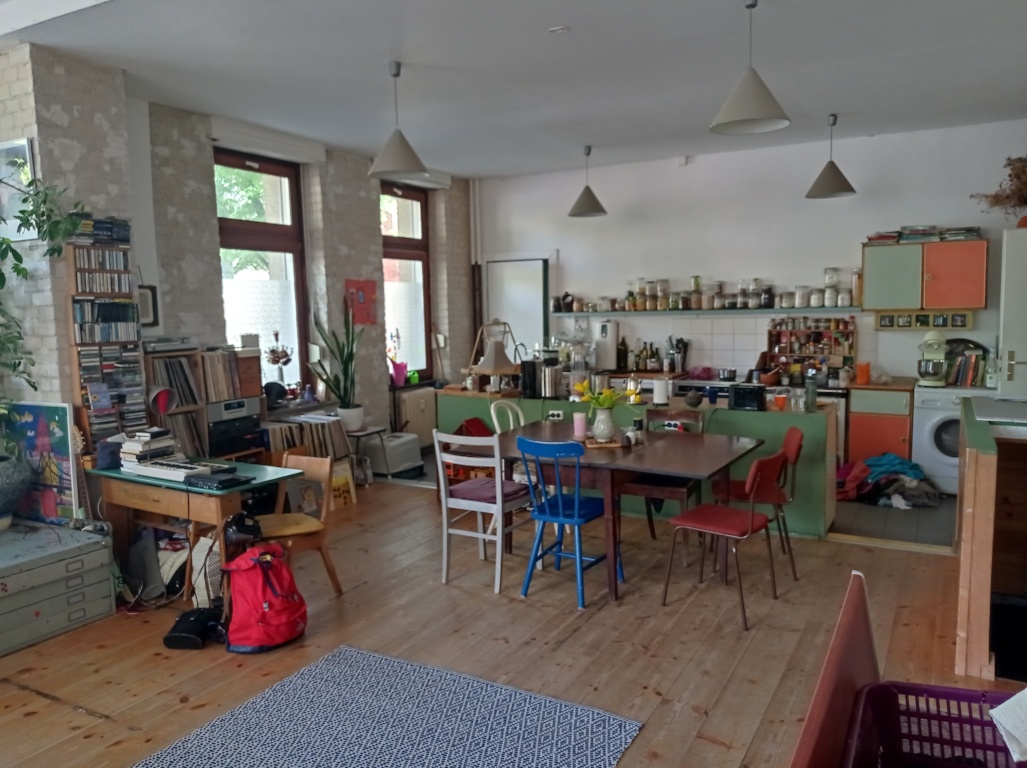Wohnung Neukölln Glasower 51 - Wohnzimmer und küche