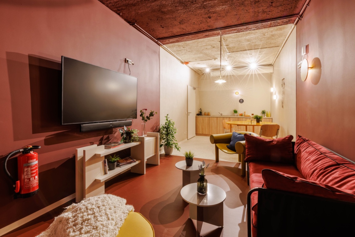 Estudio Gallusviertel Mainzer Landstraße 323 - THE FIZZ Frankfurt Living Area