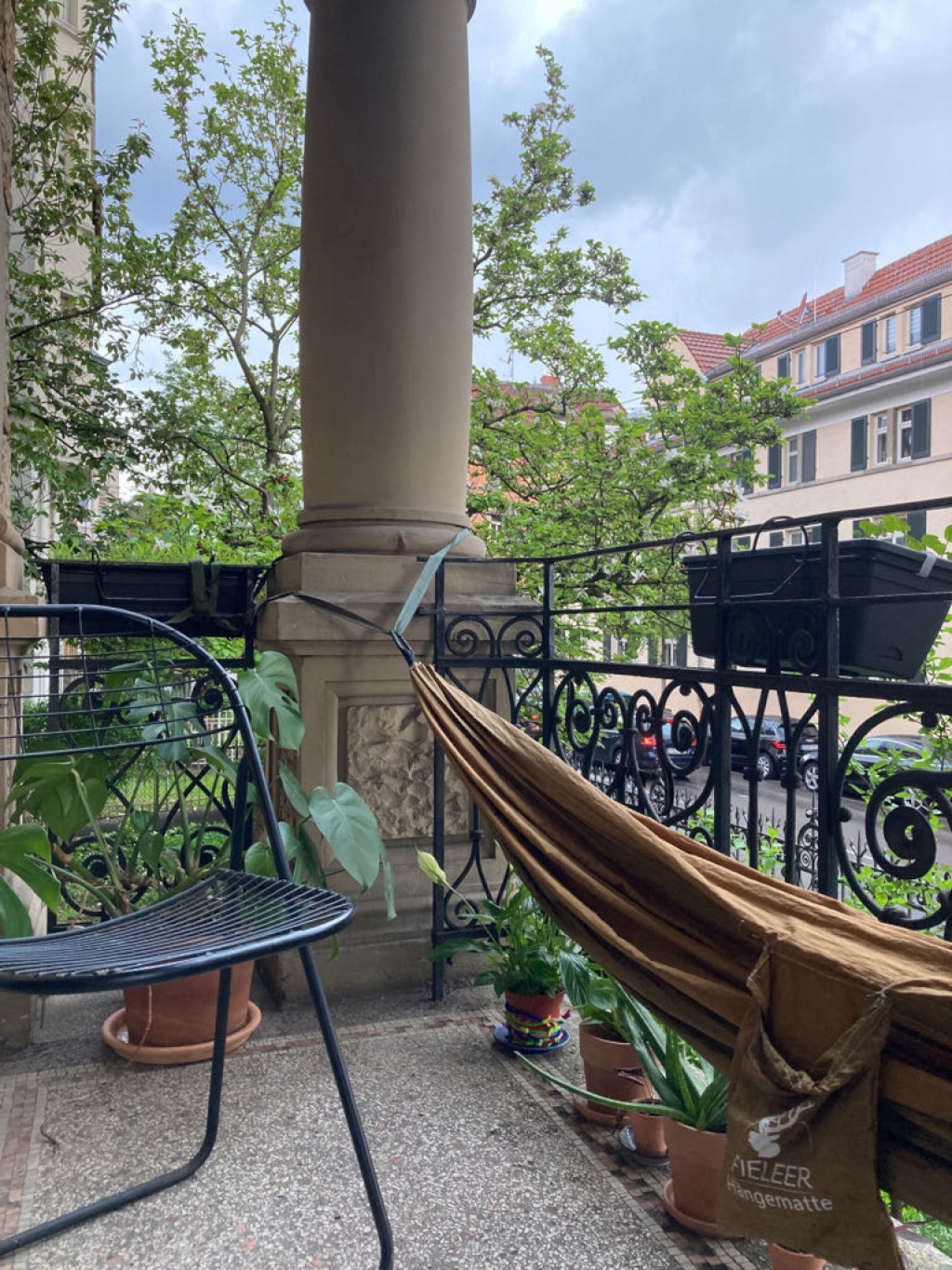 WG-Zimmer Süd Böheimstraße - Balkon (NW-Seite)