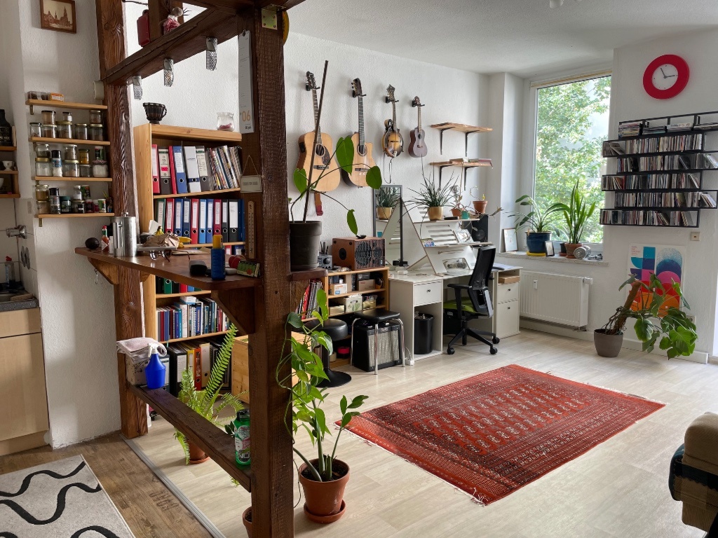 Helle Hinterhof-Wohnung im Szeneviertel Dresden Neustadt zur Untermiete (13.9.-2.10. 2026)