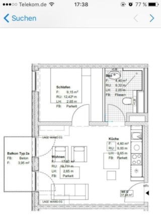 Apartment in Kreuzberg/Mitte sublet 1st Oct to 1st Dec option to takeover lease 37Sqm 1100 warm — photo 1
