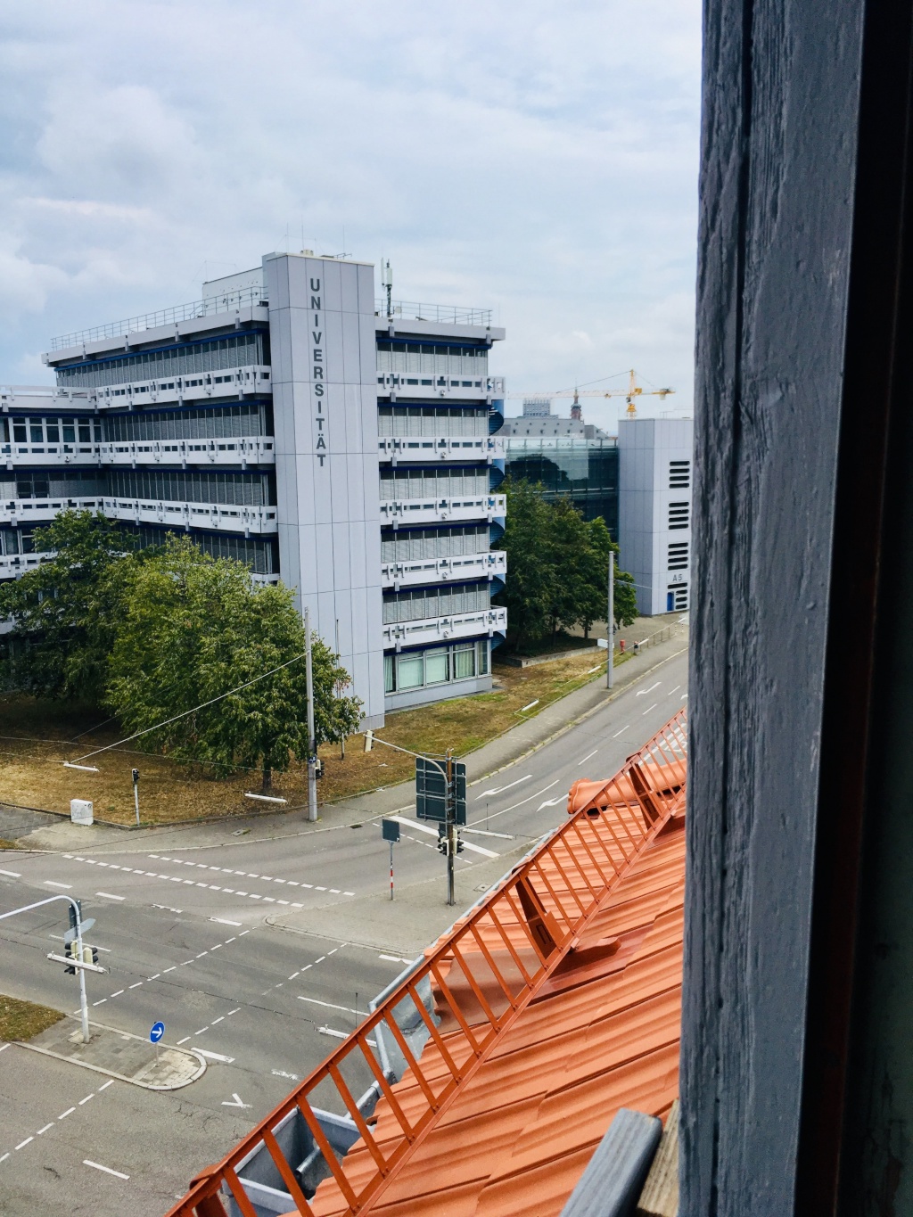 WG-Zimmer Innenstadt Parkring 37 - Blick auf die Uni (A6)