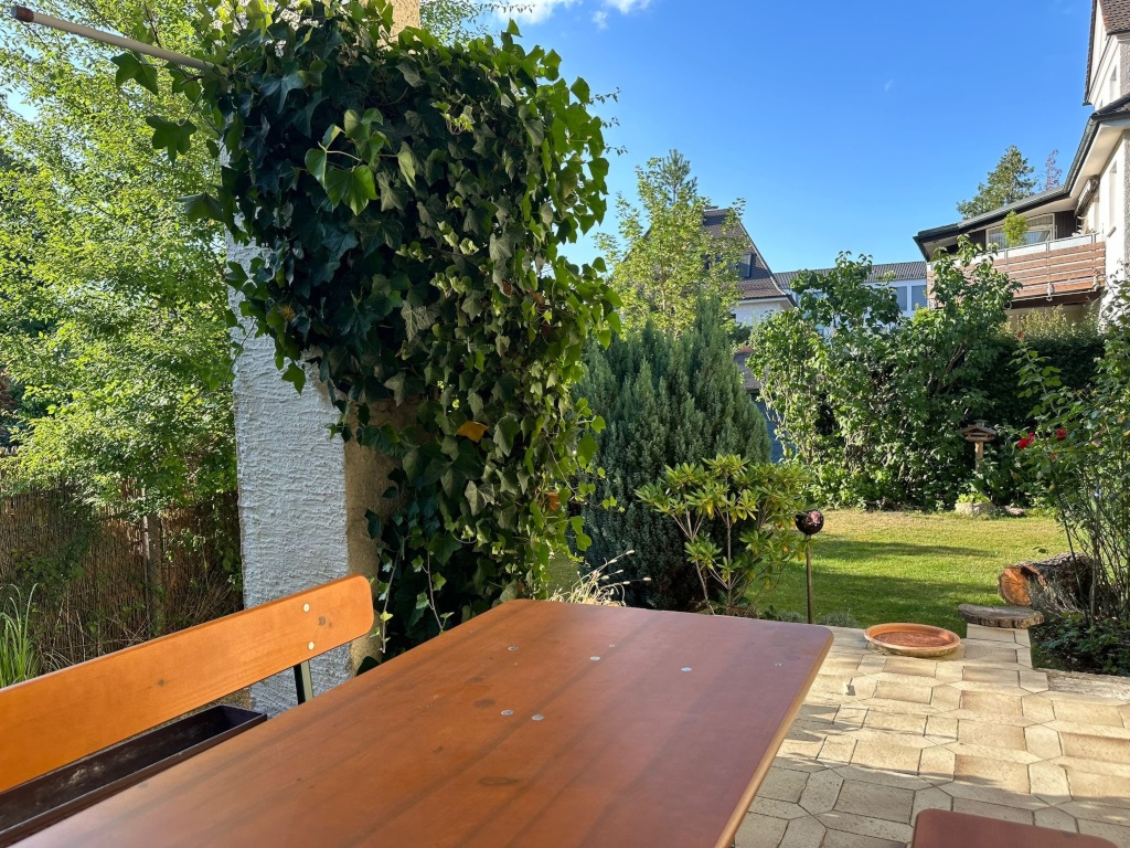 WG-Zimmer Innenstadt Zeppelinstraße - Blick von der Terrasse