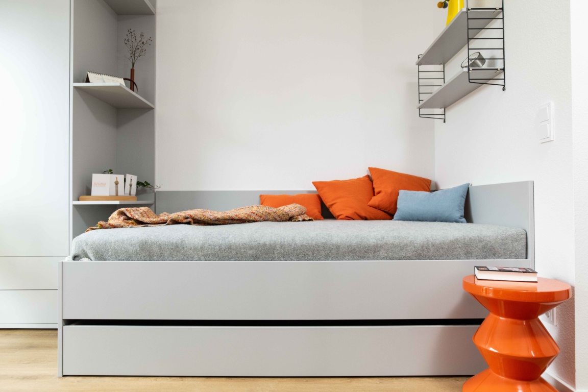 Vollmöbliertes Singleapartment in zentraler Lage - gehobener NEUBAU – Krakaustraße 25, 52064 Aachen Aachen – Vorschaubild 5