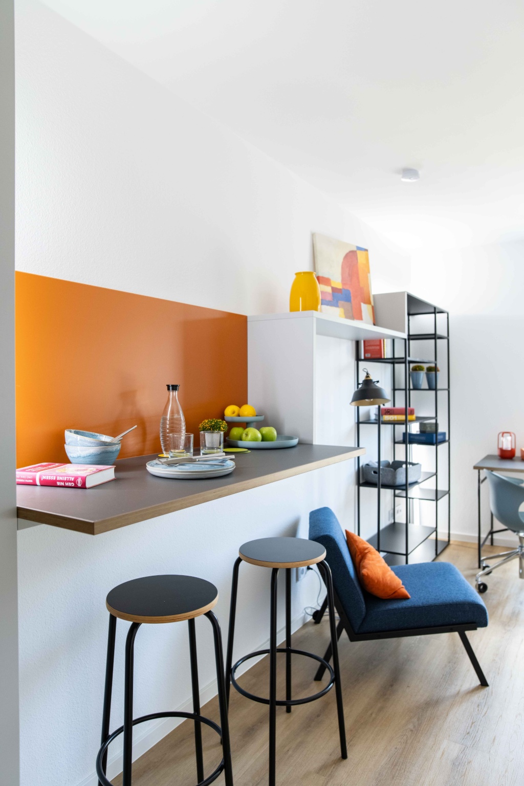 Vollmöbliertes Singleapartment in zentraler Lage - gehobener NEUBAU – Krakaustraße 25, 52064 Aachen Aachen – Vorschaubild 2