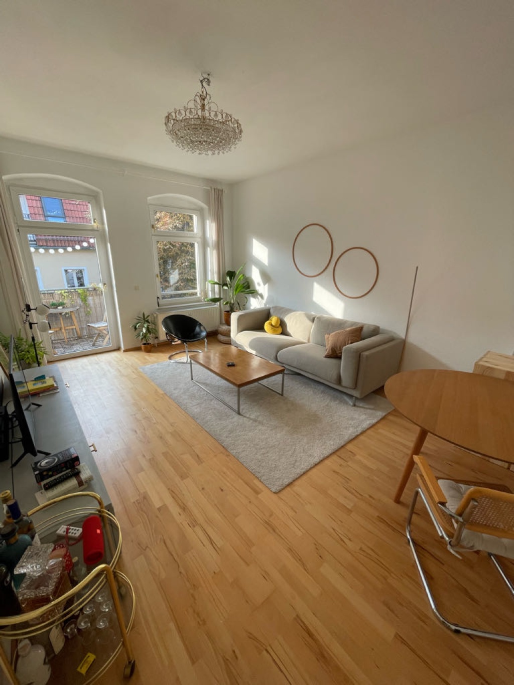 Apartamento Friedrichshain Matternstraße 6 - Living room/ Wohnzimmer
