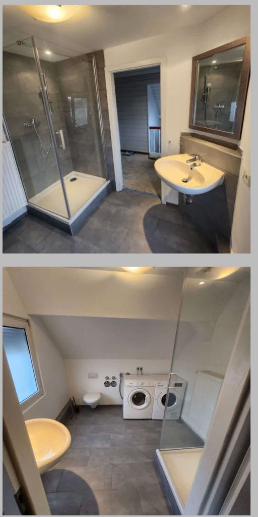 Flatshare Schwanheim Hegarstr 00 - neues Bad mit Waschmaschine und Trockner