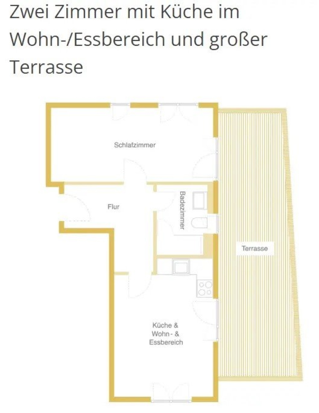 Traumhafte Dachterasse/ Rooftop - Zwei-Zimmer-Wohnung - Erstbezug – 52064 Aachen Aachen – Vorschaubild 17