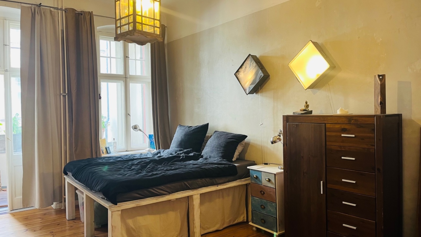 Apartamento Plänterwald Am Treptower Park 38 - Schlafzimmer
