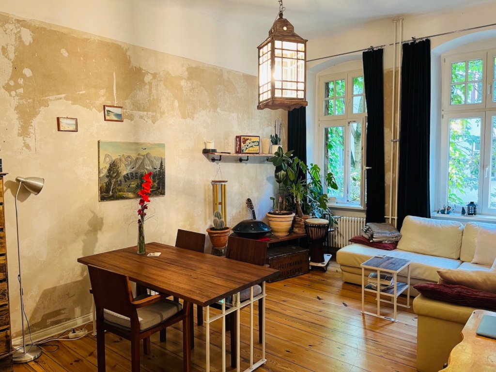 Apartamento Plänterwald Am Treptower Park 38 - Wohnzimmer