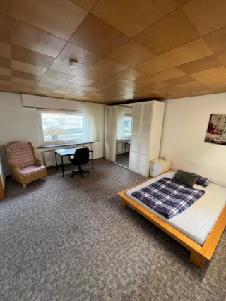 Anzeigenbild: Möbliertes WG-Zimmer (21qm) mit Balkon ab 12/25 zu vermieten