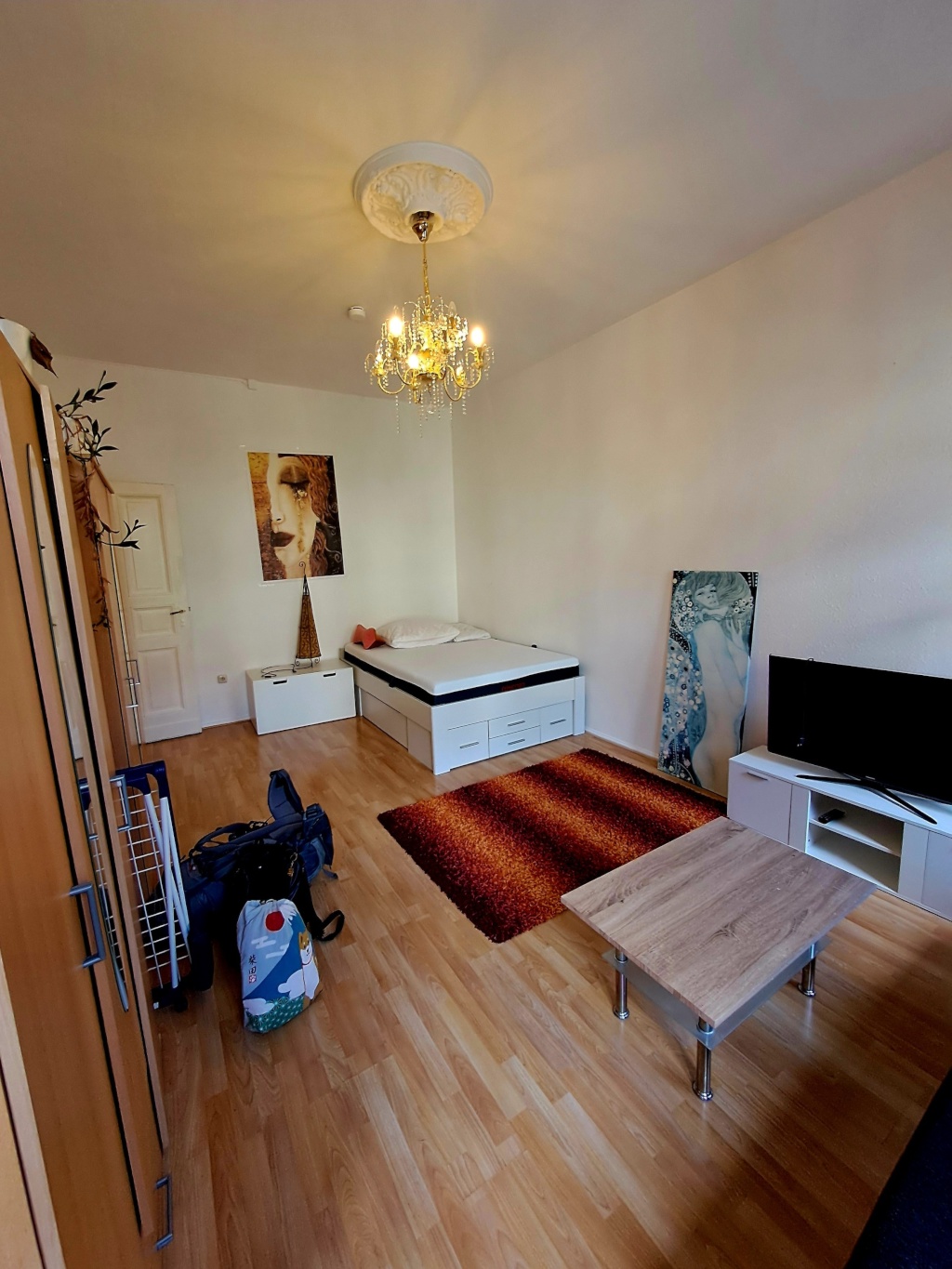 Apartamento Moabit Emdener Str. - Wohn- und Schlafzimmer_Sleeping & living room