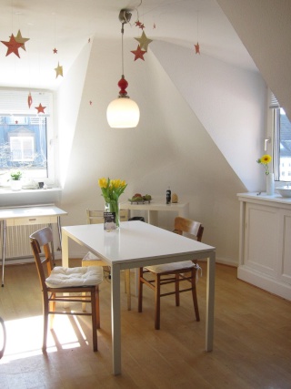 Berufstätigen-WG in schöner, heller DG-Wohnung mit Balkon sucht zum Mitbewohner*in