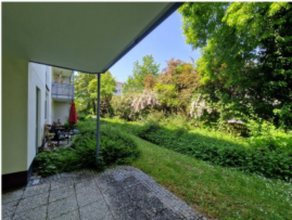 WG-Zimmer Garching bei München Steiningerweg 8 - Terrasse und Garten