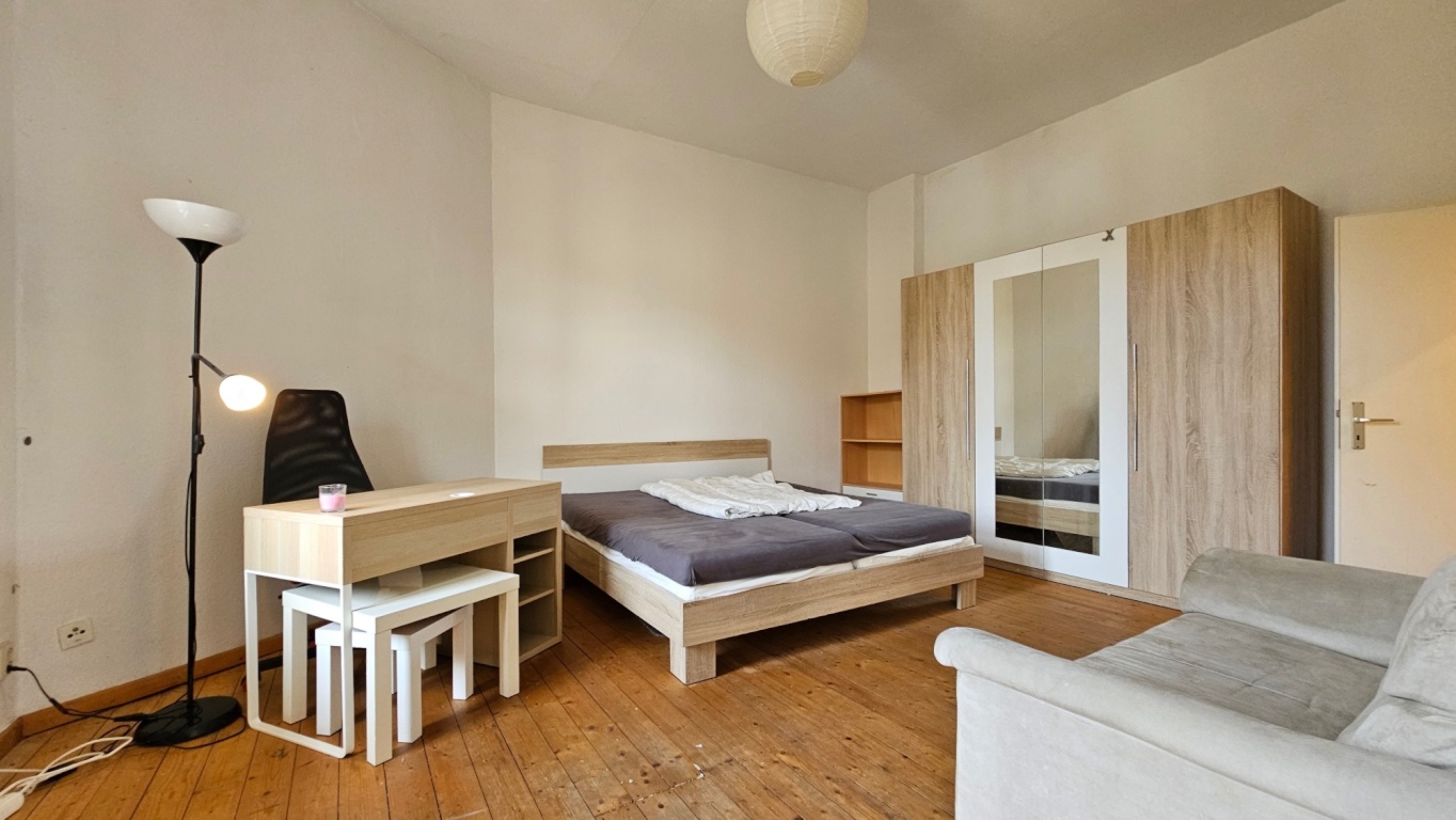 Vermiete 1-Raumwohnung mit Balkon