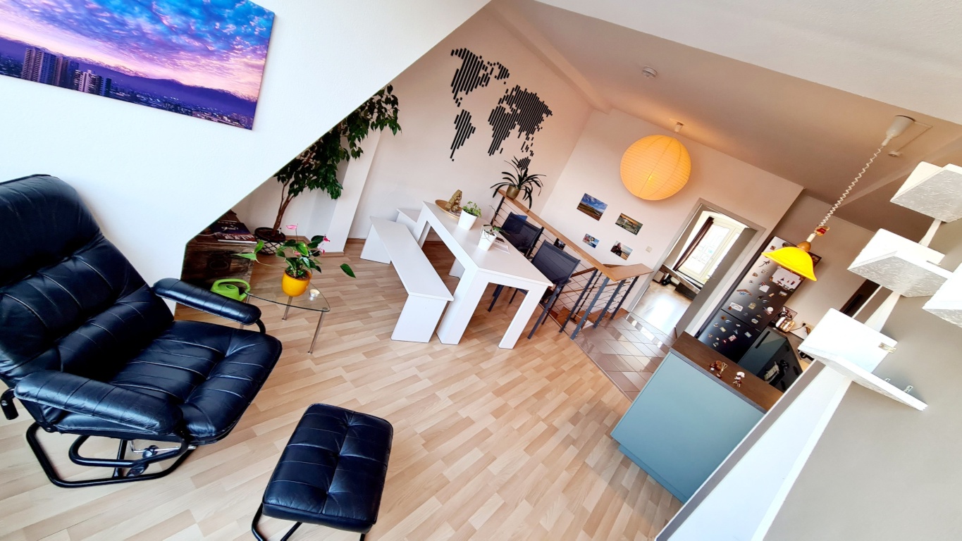 Wohnung Südvorstadt Arthur-Hoffmann-Str. 74 - Essbereich und Küche OG