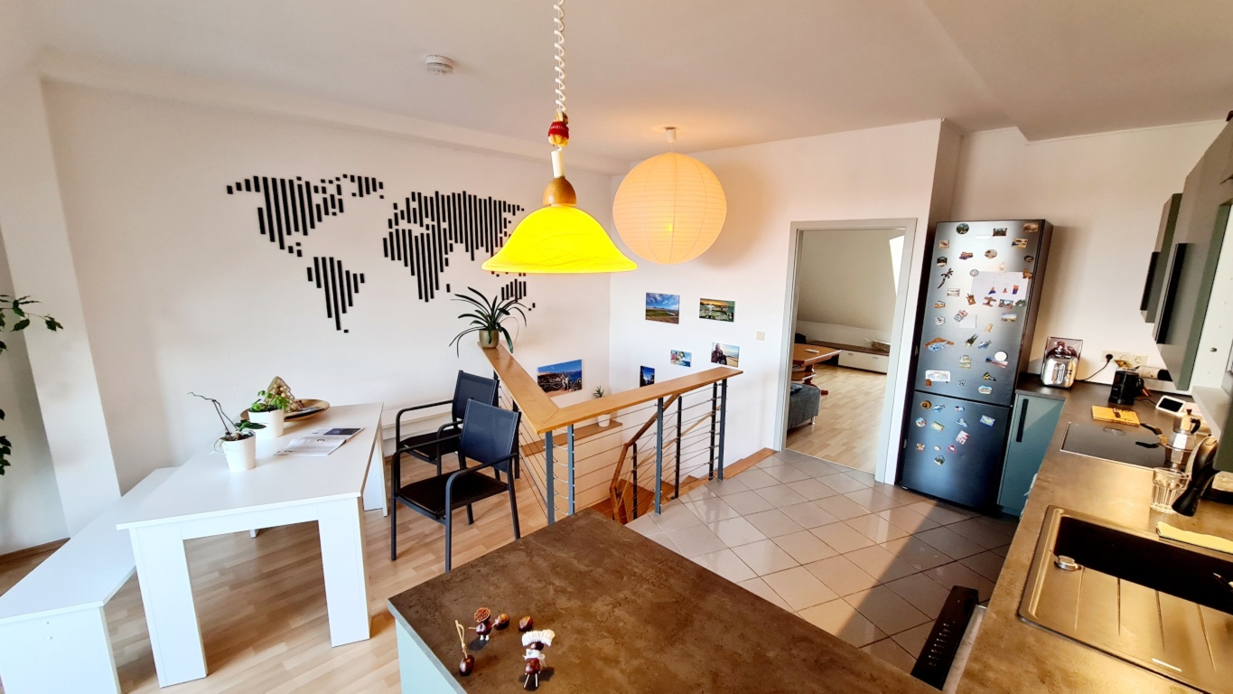 Wohnung Südvorstadt Arthur-Hoffmann-Str. 74 - Essbereich und Küche OG