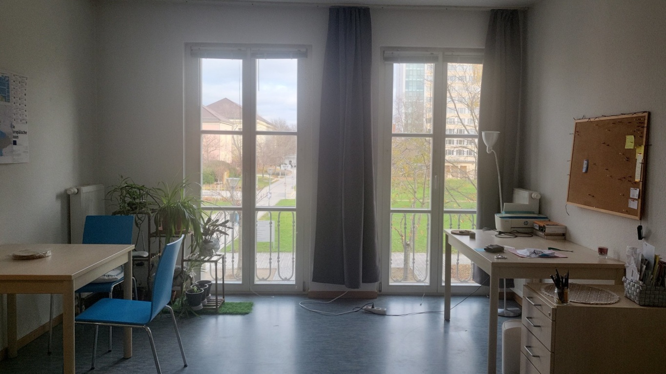 Estudio Andreasvorstadt Alfred-Weber-Platz - Apartment bedroom view