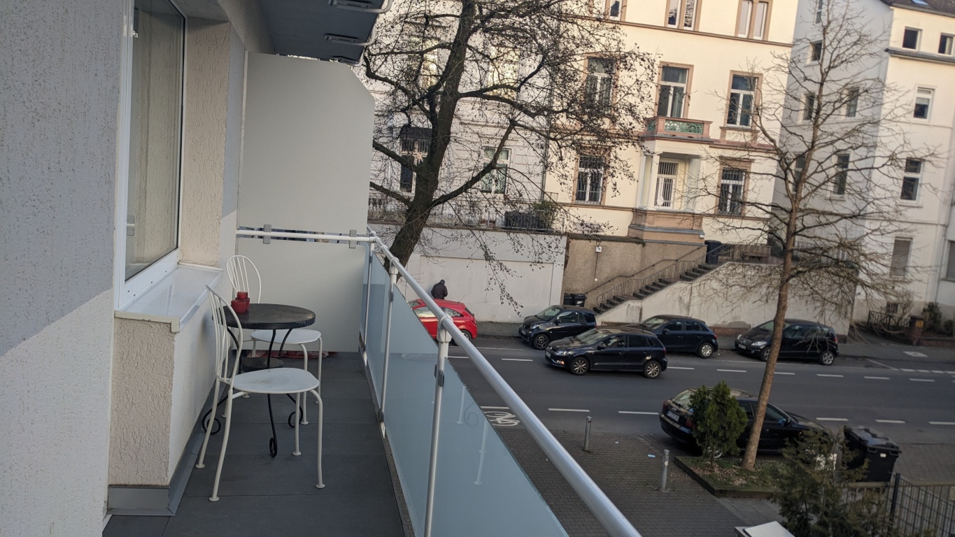 1 Room Flat Wiesbaden-Nordost Taunusstrasse 74 - Balkon