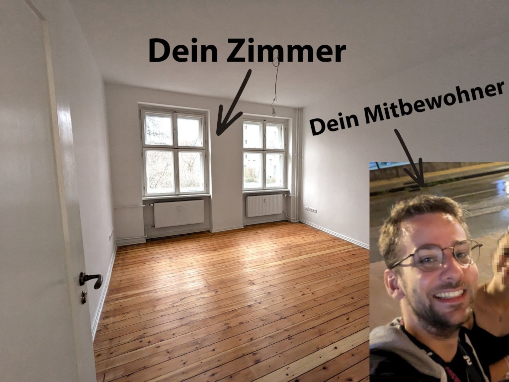 20qm Frisch sanierte, unbefristete WG, 290m zur Ringbahn, helle Zimmer, in ruhiger Seitenstraße - Tempelhof-Schöneberg