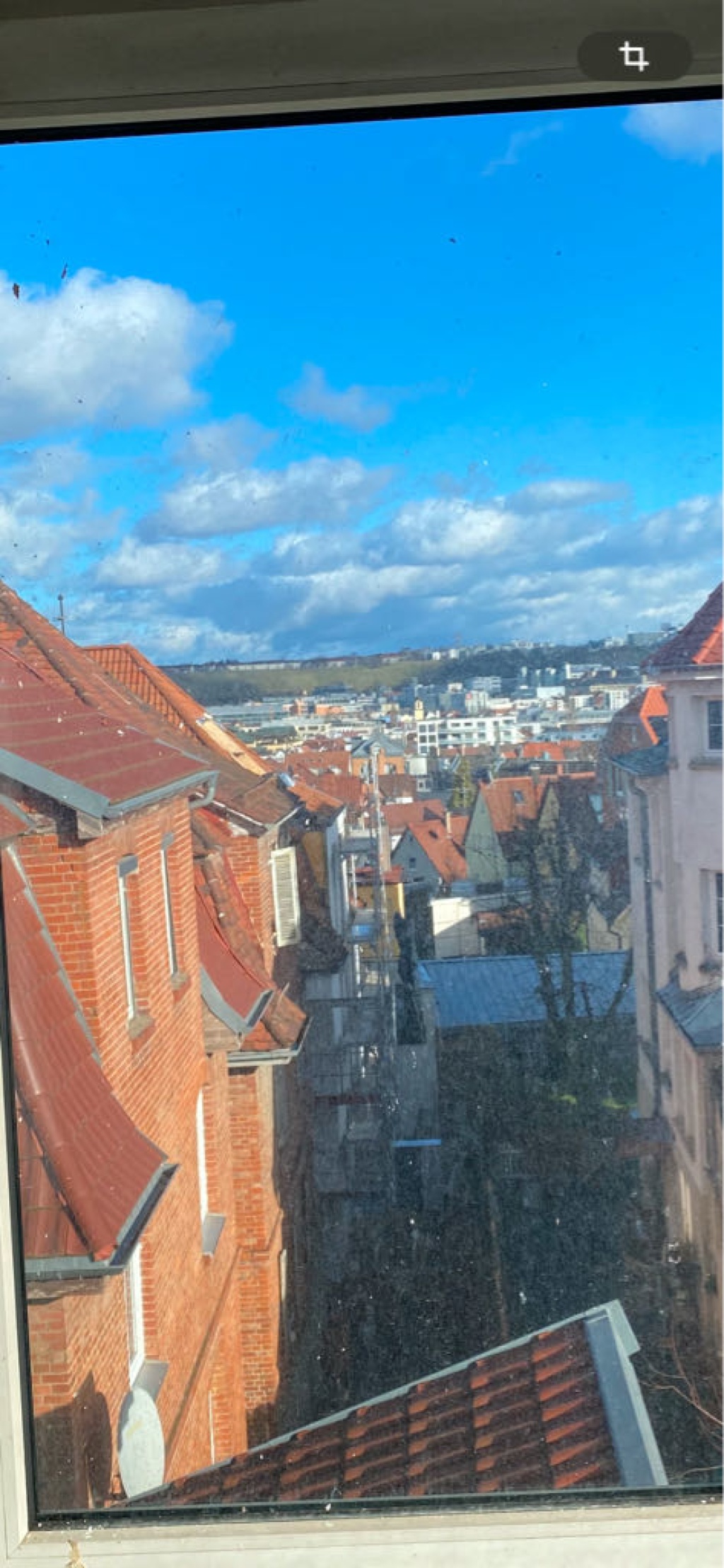 WG-Zimmer Feuerbach Kapfenburgstraße 48 - Ausblick aus der Küche
