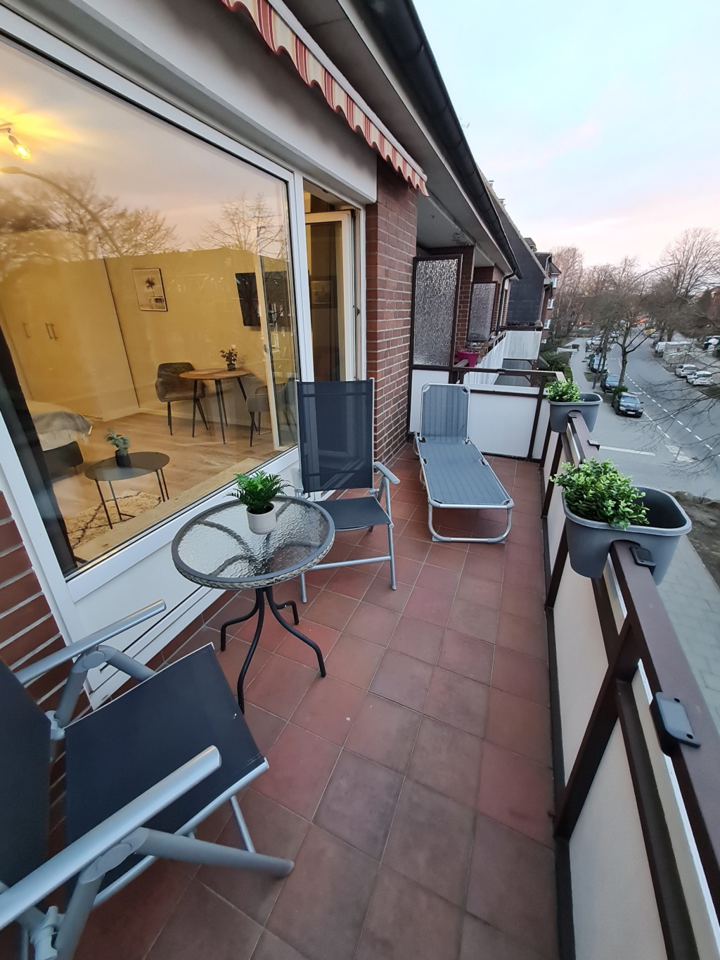 1-Zimmer-Wohnung Fuhlsbüttel Fuhlsbütteler Damm 91 - Balkon