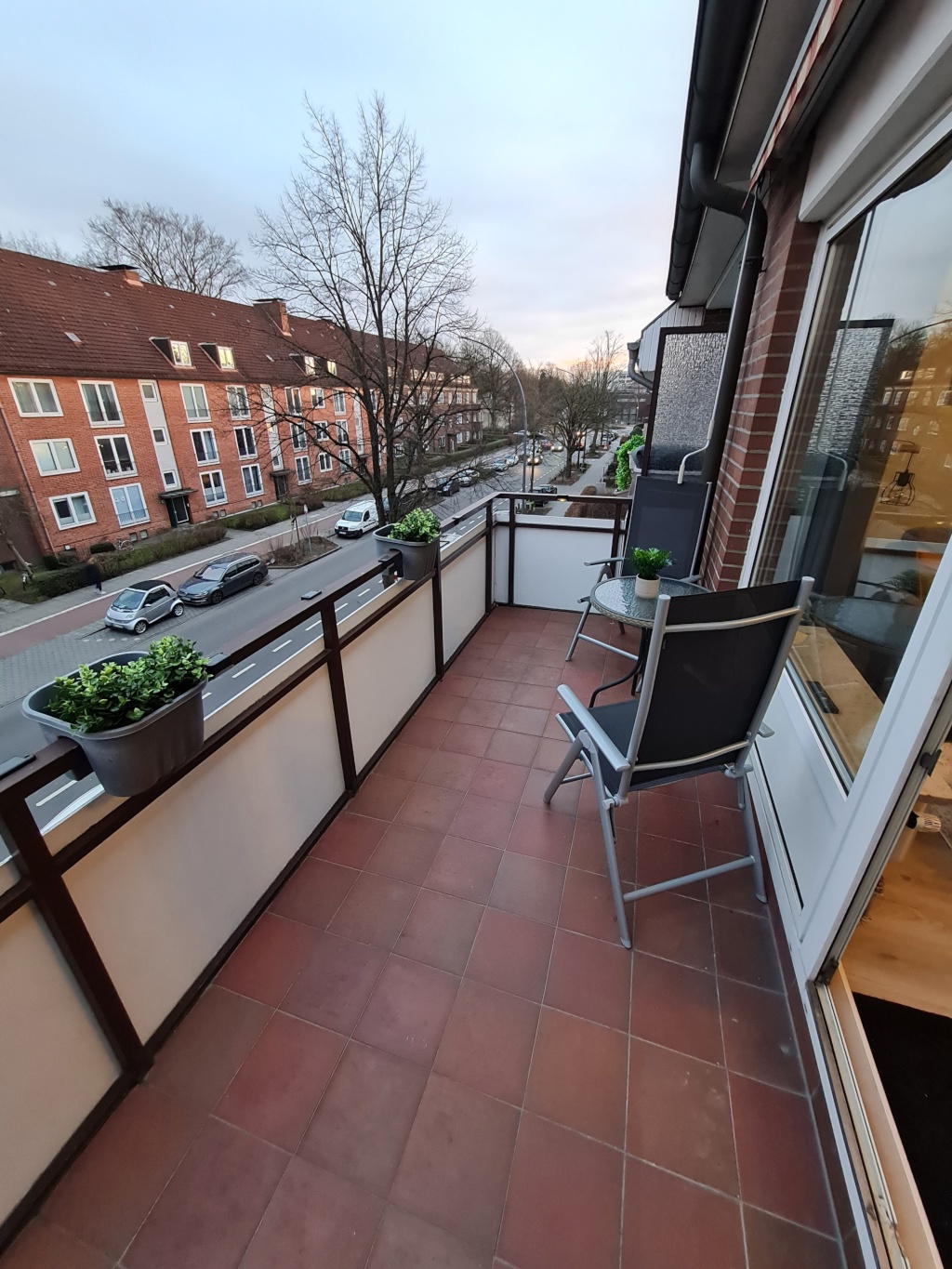1-Zimmer-Wohnung Fuhlsbüttel Fuhlsbütteler Damm 91 - Balkon