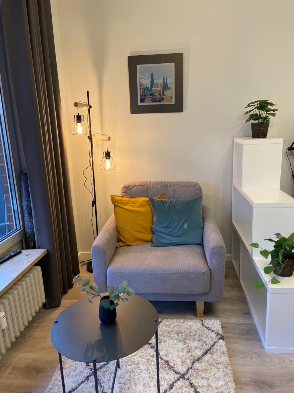 1-Zimmer-Wohnung Fuhlsbüttel Fuhlsbütteler Damm 91 - Wohnzimmer