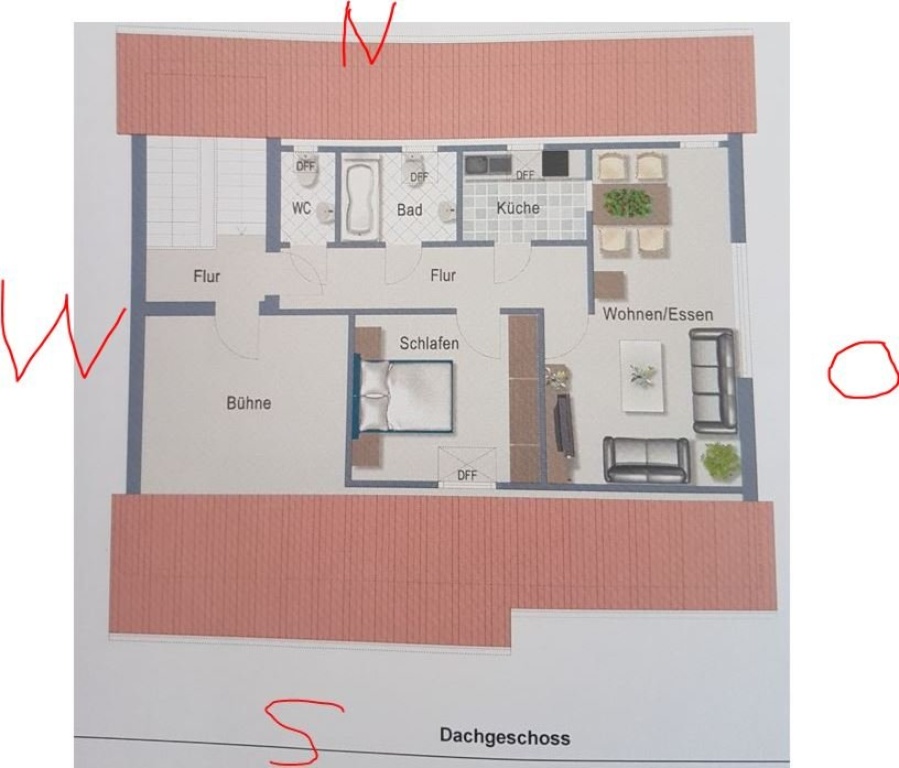 Wohnung Blaustein Ulm  Eselsberg Schillerstr. - Bild 12