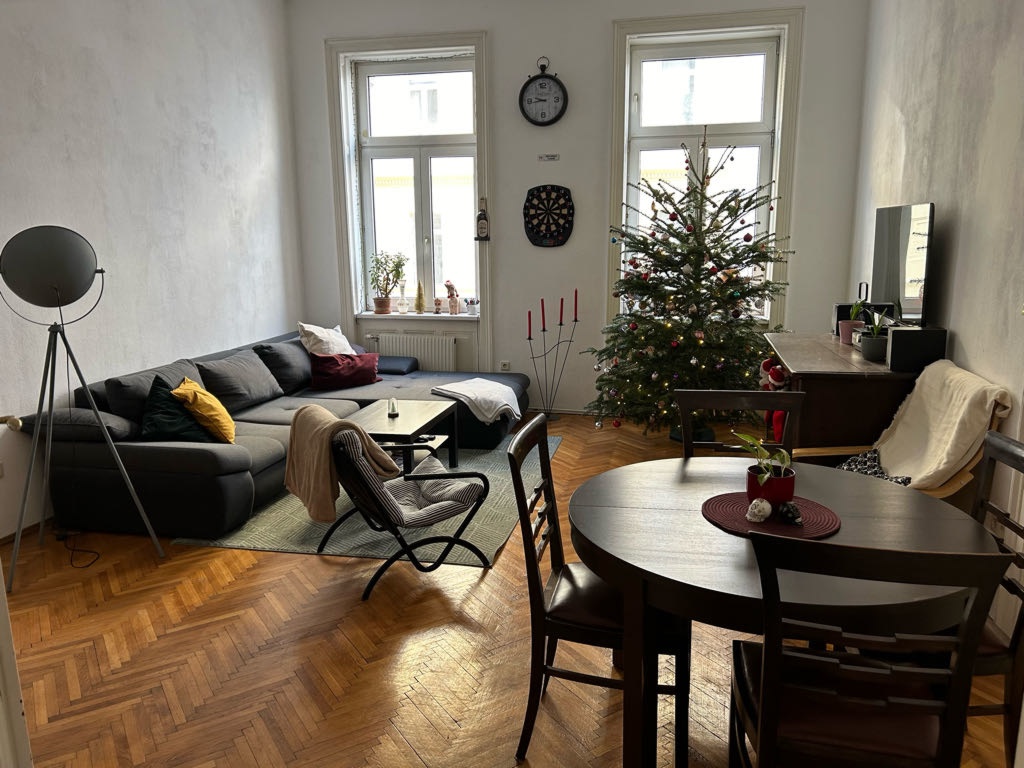 WG-Zimmer 06. Bezirk Mariahilf Theobaldgasse - Wohnzimmer