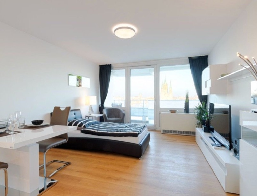 Voll möbliertes, ein Zimmer Apartment an der Theresienhöhe München – Theresienhöhe 6, 80339 München Schwanthalerhöhe – Vorschaubild 3