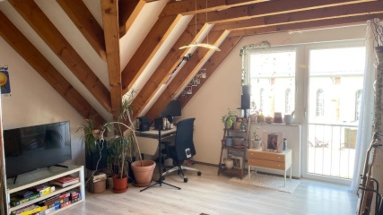 Ad image: Central 2-room apartment in the attic - Searched for rent from 01.05.2025