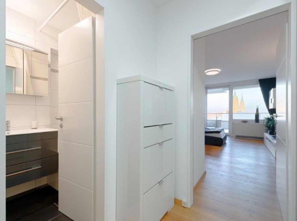Voll möbliertes, ein Zimmer Apartment an der Theresienhöhe München – Theresienhöhe 6, 80339 München Schwanthalerhöhe – Vorschaubild 7