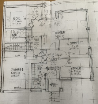 Anzeigenbild: WG-Wohnung 4 Zimmer, Küche, Bad für Dreier-WG, befristet 30. Juni 2026
