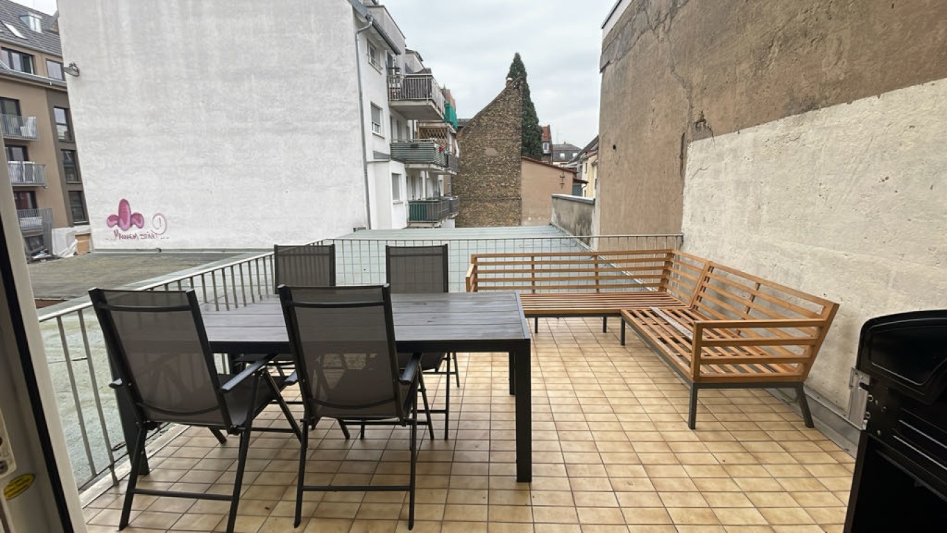 Habitación en WG Neckarstadt Langstraße 78 - Terrasse