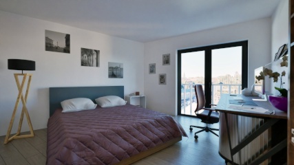 Anzeigenbild: Stylisches Einzelapartment im Neubau- Erstbezug ab Februar 2026 in Toplage