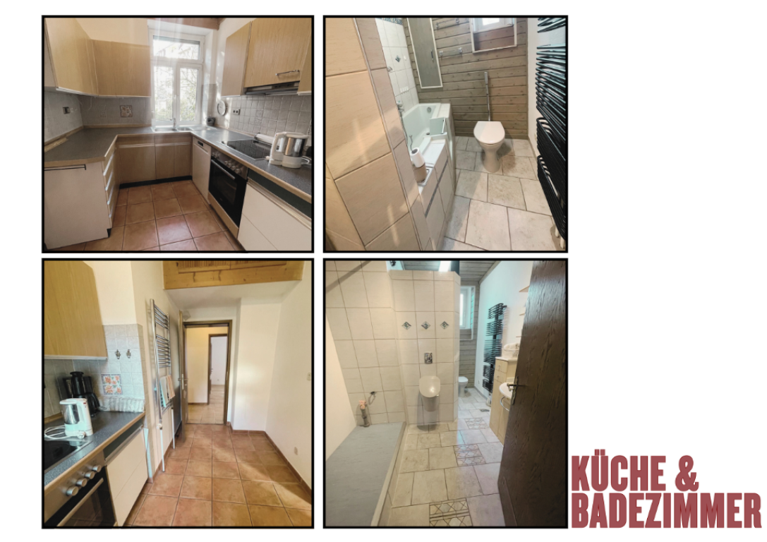 WG-Zimmer Beiertheim-Bulach Gebhardstraße - Küche & Badezimmer